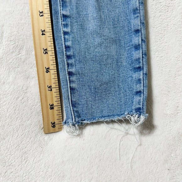 AMERICAN EAGLE OUTFITTERS Jeans Women's 6 Super Stretch Skinny Blue Distressed - Picture 6 of 13